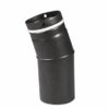 Zubehör - Bogen ø 80 mm schwarz emailliert 45°